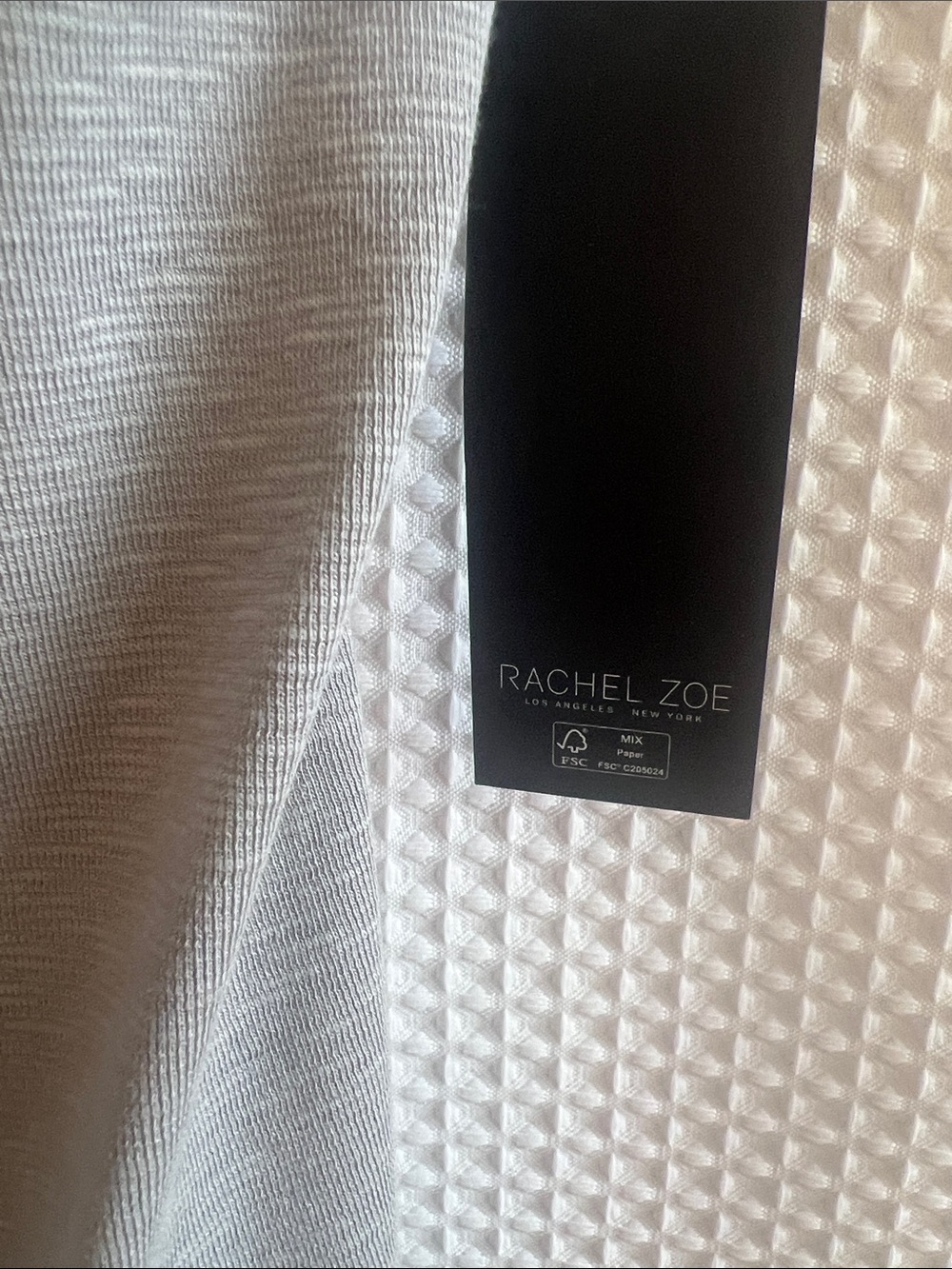 Rachel Zoe Soft Gray Ribbed Tank - Picture 3 of 11